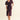 Olivia Twisted Front Flutter Sleeves Lace Midi Dress