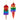 Pride Ice Cream Cone and Popsicle Ornaments, 2 Assorted