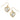 Small Mother of Pearl Heart Drop Earrings