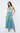 Leche Grid Print Halter Maxi Dress