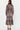 Split Neck Lslv Elsticated Waist Tiered Long Dress
