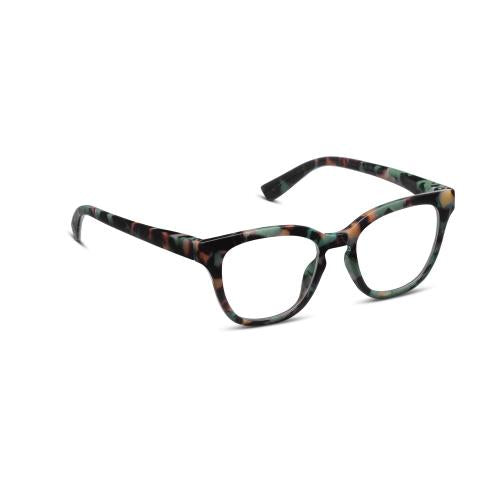 Betsy Printed Glasses - Teal Botanico +1.00 
