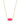 Elisa Short Pendant Necklace Gold Azalea Illusion