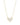 Ari Heart Short Pendant Necklace Gold Iridescent Drusy