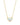 Ari Heart Short Pendant Necklace Dichroic Glass