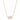 Elisa Short Pendant Necklace Gold Iridescent Drusy