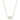 Elisa Short Pendant Necklace Gold Ivory Mother Of Pearl