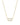 Elisa Short Pendant Necklace Gold Ivory Mother Of Pearl