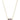 Elisa Short Pendant Necklace Gold Purple Amethyst