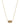 Elisa Short Pendant Necklace Gold Orange Citrine Quartz