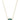 Elisa Short Pendant Necklace Gold London Blue