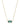 Elisa Short Pendant Necklace Gold London Blue