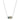 ELISA SHORT PENDANT NECKLACE RHODIUM ABALONE SHELL