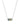 ELISA SHORT PENDANT NECKLACE RHODIUM ABALONE SHELL