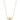 Elisa Short Pendant Necklace Gold Dichroic Glass