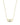Elisa Short Pendant Necklace Gold Dichroic Glass