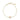 Ari Heart Delicate Chain Bracelet Gold Rose Quartz