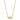 Grayson Crystal Pendant Necklace Gold Metal White Cz