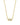 Grayson Crystal Pendant Necklace Gold Metal White Cz