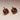 Pumpkin Epoxy Stud Earrings with Titanium Posts