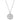 Brilliant Round Cross Medallion Pendant Necklace