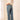 Sophia Curvy 3D Flower Denim