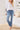 Sophia Curvy Flare W/Denim Applique