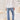 Btn Frt Tiered A-Line Blouse W/ Smocking & Raw Edge
