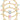 Mahjong Lucky Charms Ball Bead Bracelet Set of 3 in Gold