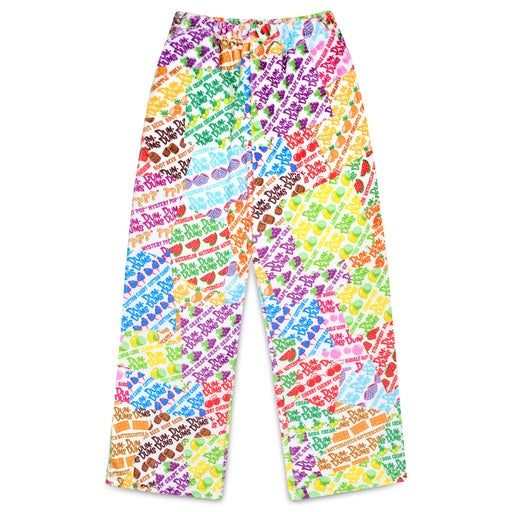 Dum-Dums Wrapper Plush Pants (Adult Small)