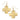 Gold Cross Earrings