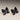 Skull Bow Enamel Stud Earrings