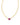 Cailin Crystal Pendant Necklace Gold Purple Crystal