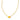 Cailin Crystal Pendant Necklace Gold Golden Yellow Crystal