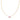 Mini Elisa Satellite Short Pendant Necklace Gold Fuchsia Magnesite