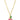 CHERRY SHORT PENDANT NECKLACE