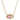 Elisa Scallop Frame Short Pendant Necklace