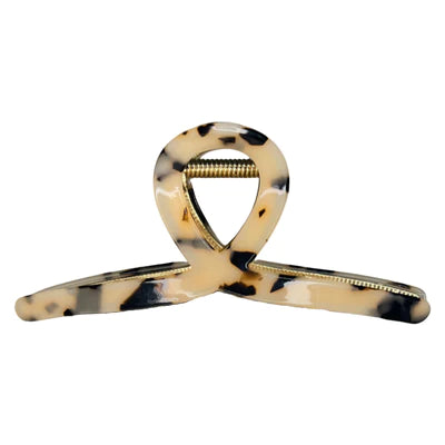 Looped Claw Clip - Tortoise