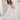 Felicity Square Neck Cap Qtr. Sleeve Flare Midi Dress With Elastic Waist  Off White