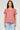 V Neck Slub Raw Edge Details Garment Dyed