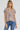 Split Neck Short Ruffle Sleeve Relaxed Fit