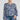 Round Neck Long Sleeve Contrast Detail