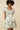 Womens Romantic Floral Smocked Sheen Dress