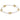 admire gold 3mm pearl bracelet