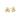 classic cluster stud - gold 6mm
