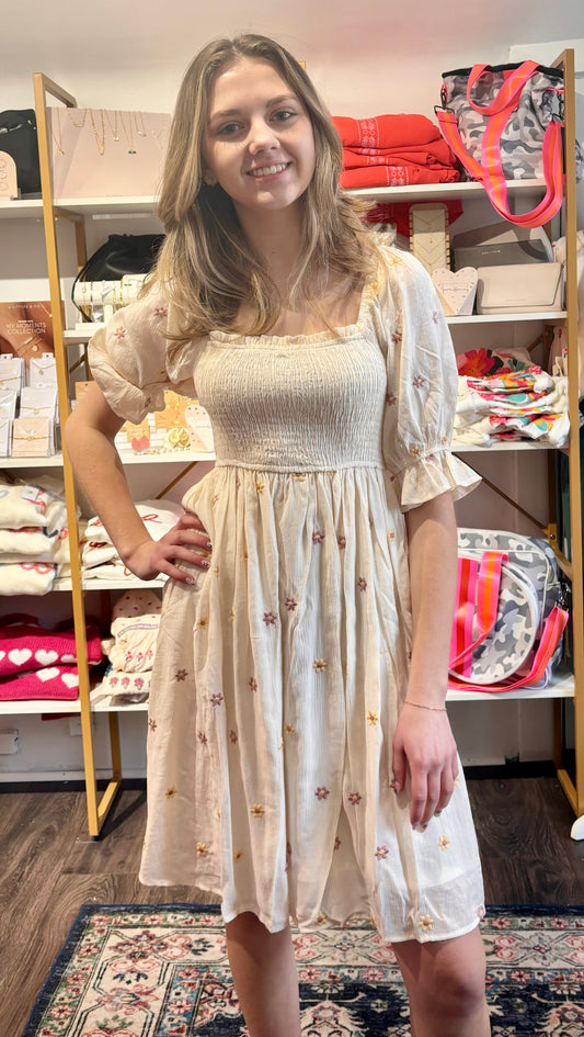 Daisy Empire Waist Dress
