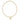 classic gold 2mm bracelet - inspire small gold disc