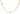 Choker Signature Cross
Gold Pattern 2Mm Bead - Off White
