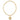 classic gold 3mm bracelet - signature cross gold disc
