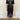 Embroidered Belt Henley Dress